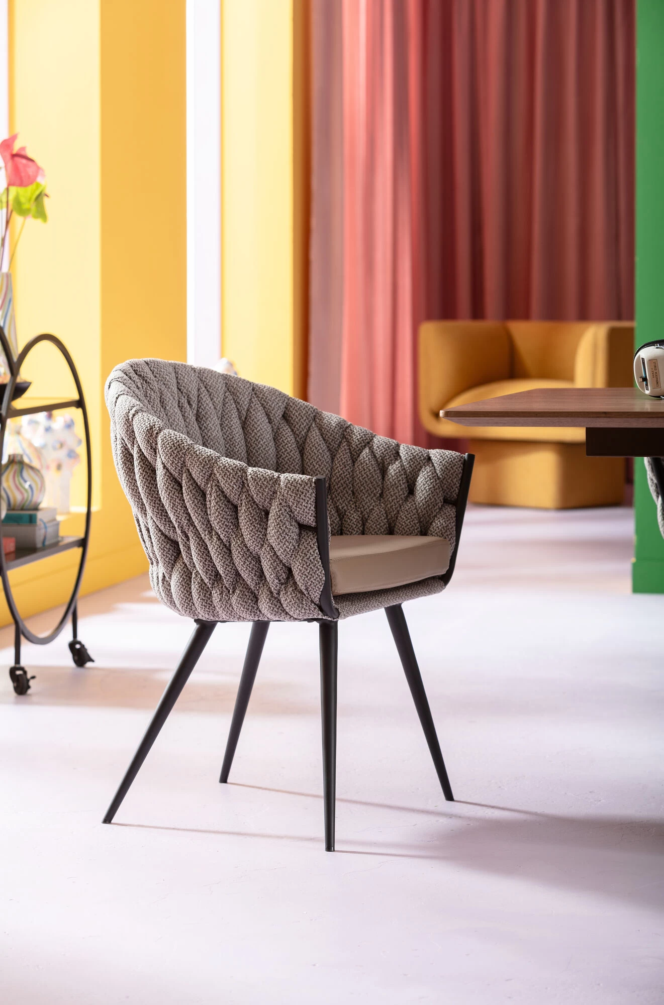 Armlehnstuhl Knot Tweed – Bild 3