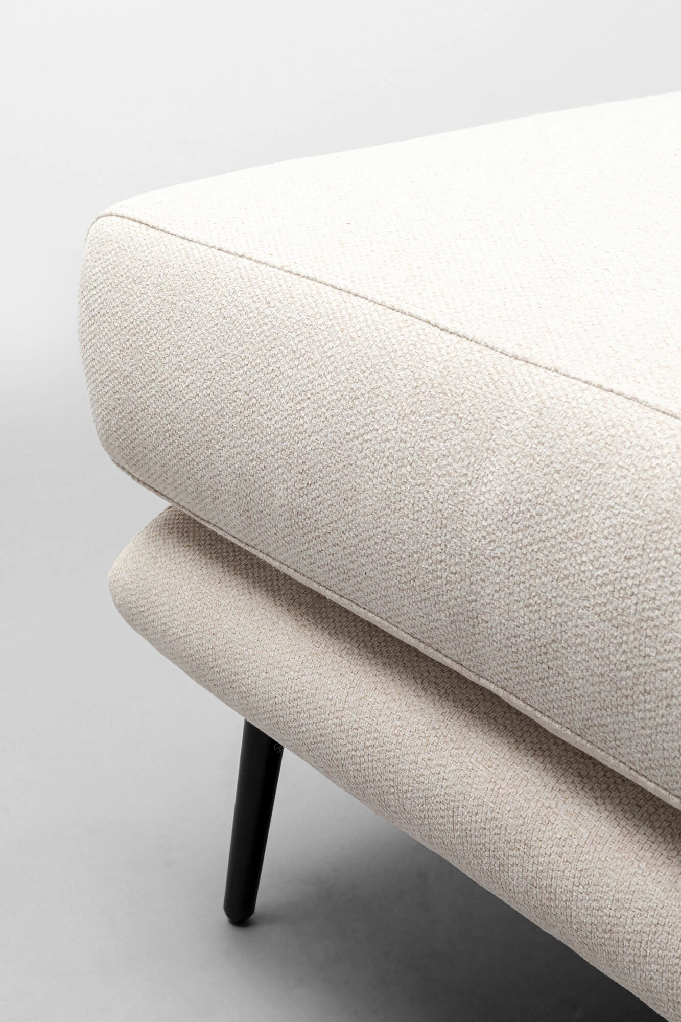 Hocker Amalfi Creme 80x68cm – Bild 3