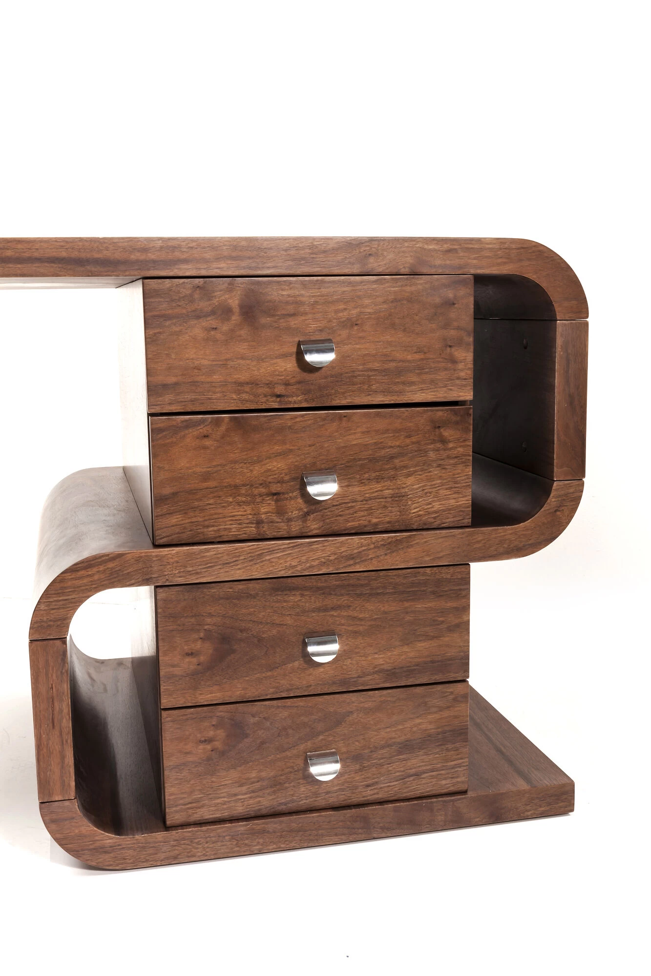 Schreibtisch Soft Snake Walnut 150x70cm – Bild 8