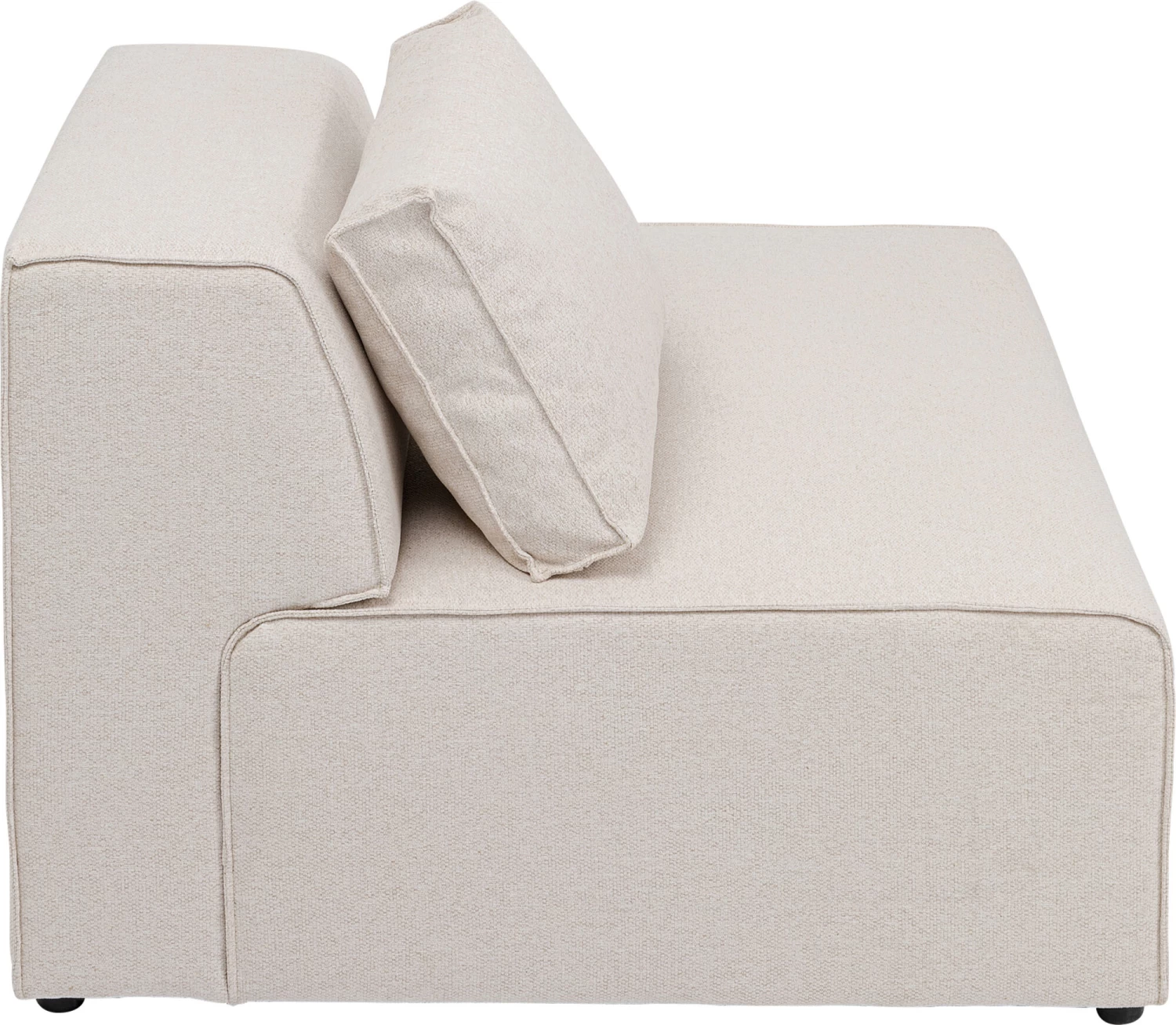 Infinity Ottomane Semi Elements Creme Rechts 120cm – Bild 2