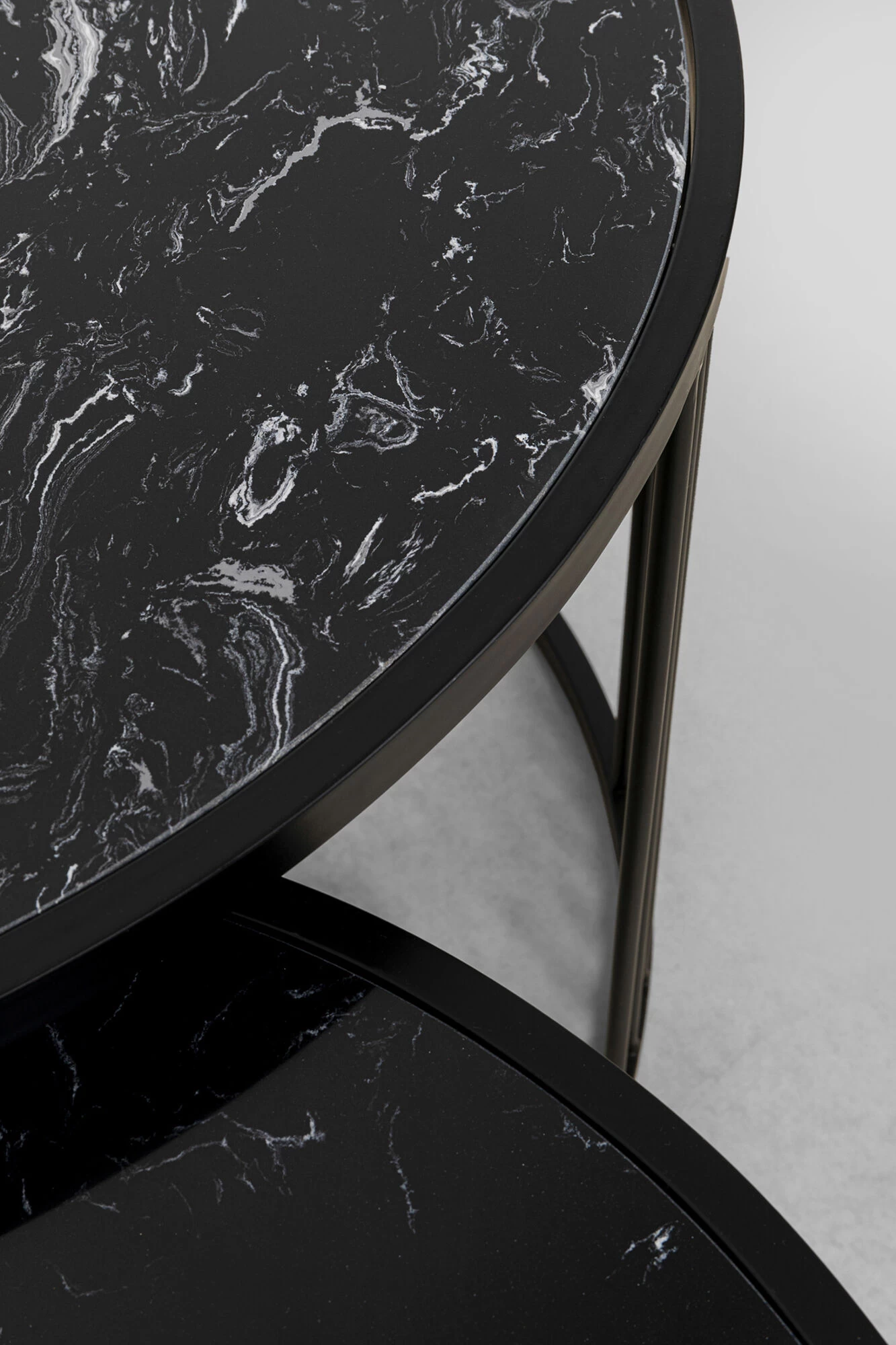 Couchtisch Roma Schwarz (2/Set) – Bild 4