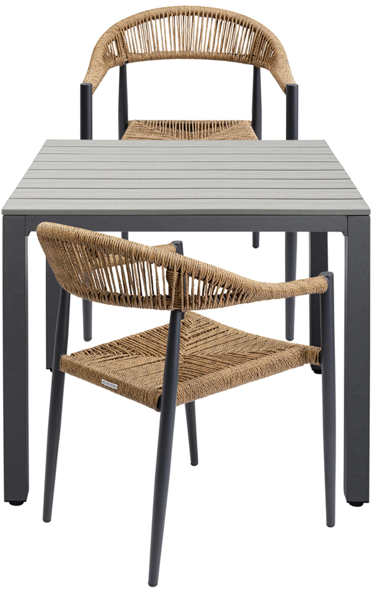 Tisch Sorrento Grau80x80cm – Bild 4