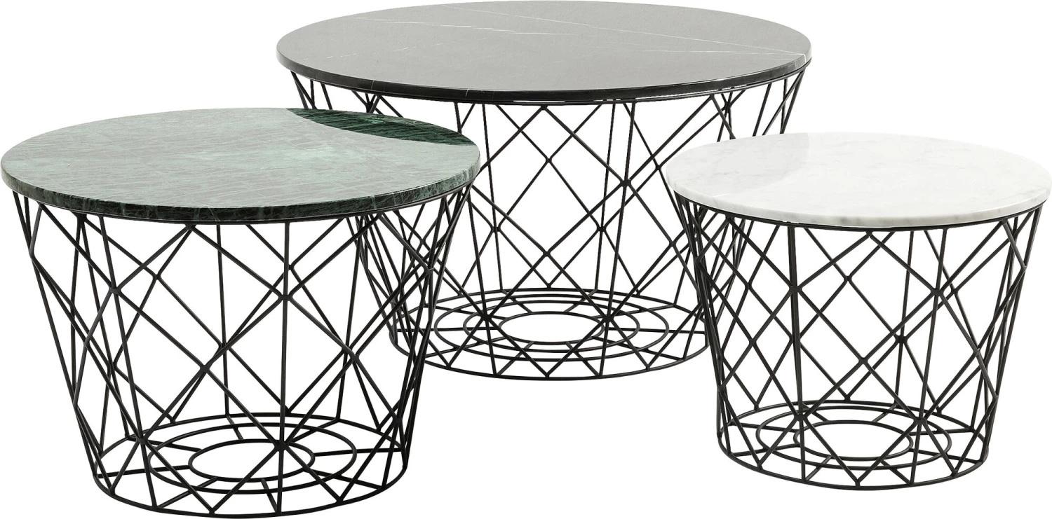 Couchtisch East Coast Rund (3/Set)