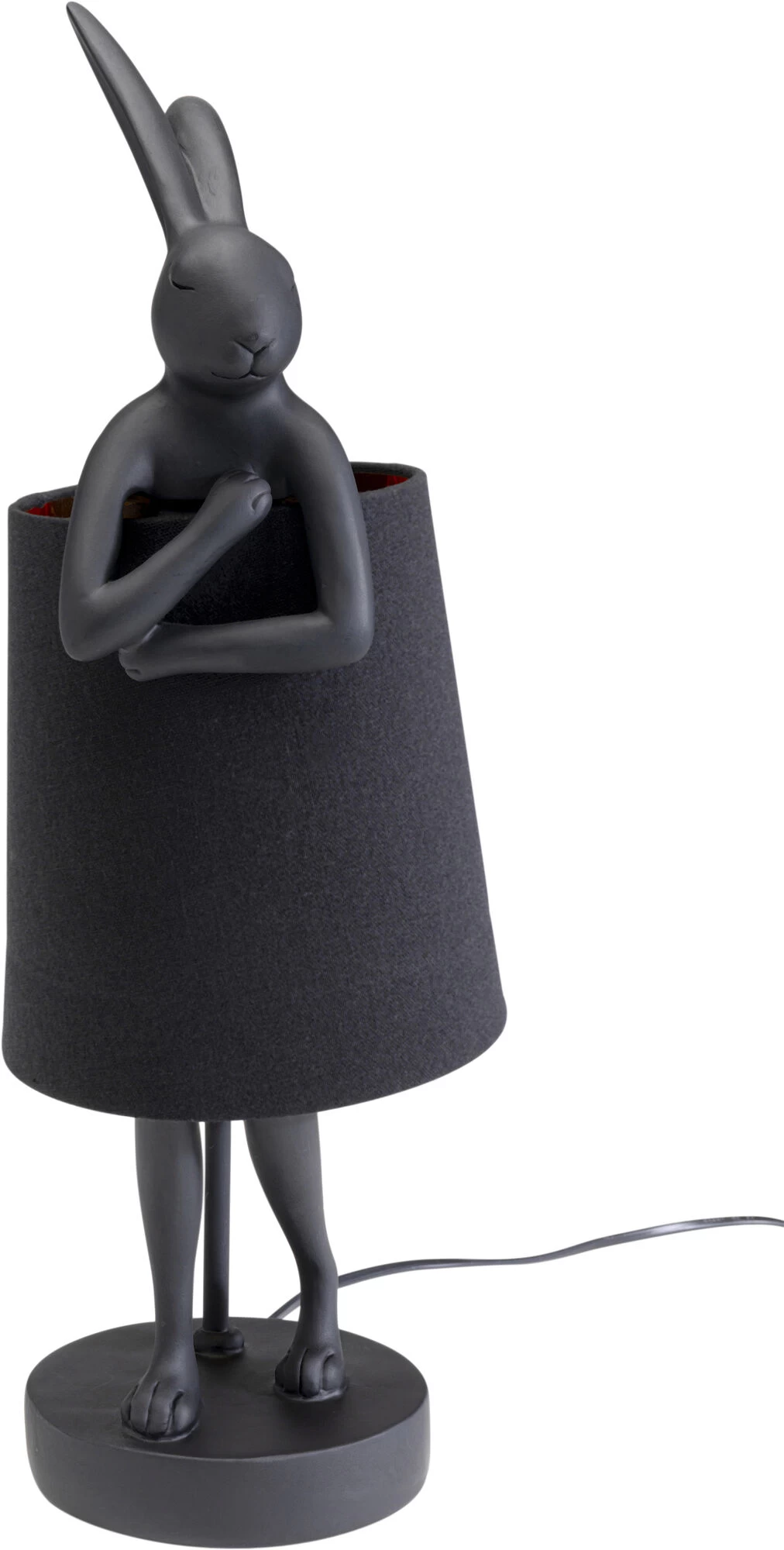 Tischleuchte Animal Rabbit Matt Schwarz 50cm – Bild 2