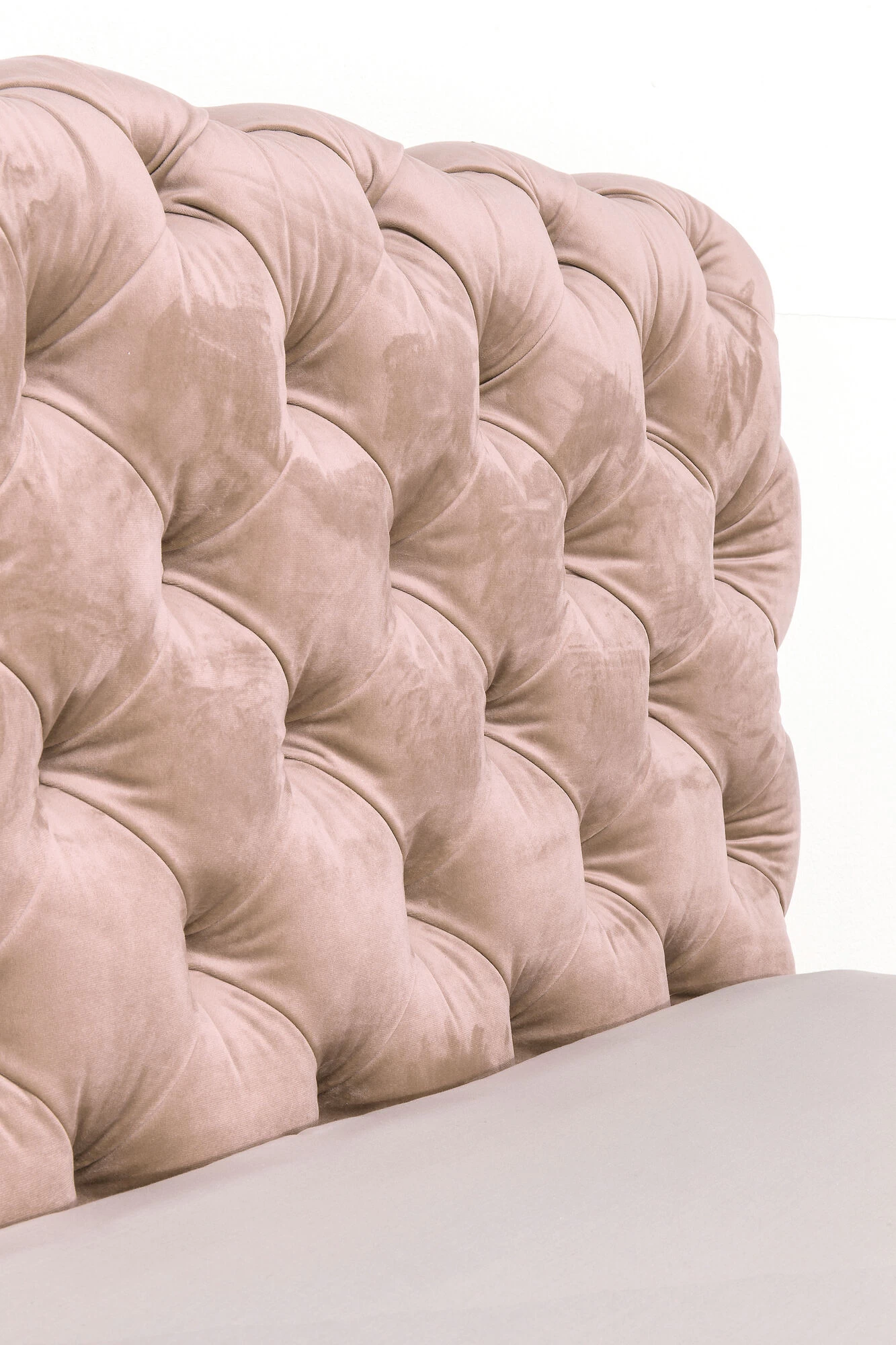 Bett Desire Velvet Ecru 180x200cm – Bild 8