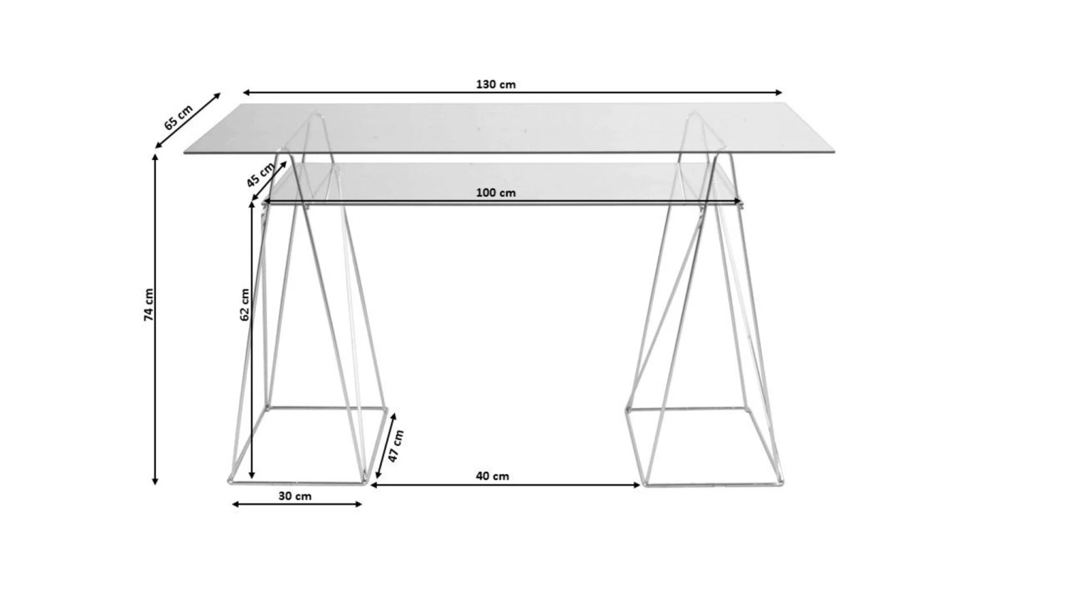 Tisch Polar Chrom 8 Mm ESG – Bild 10