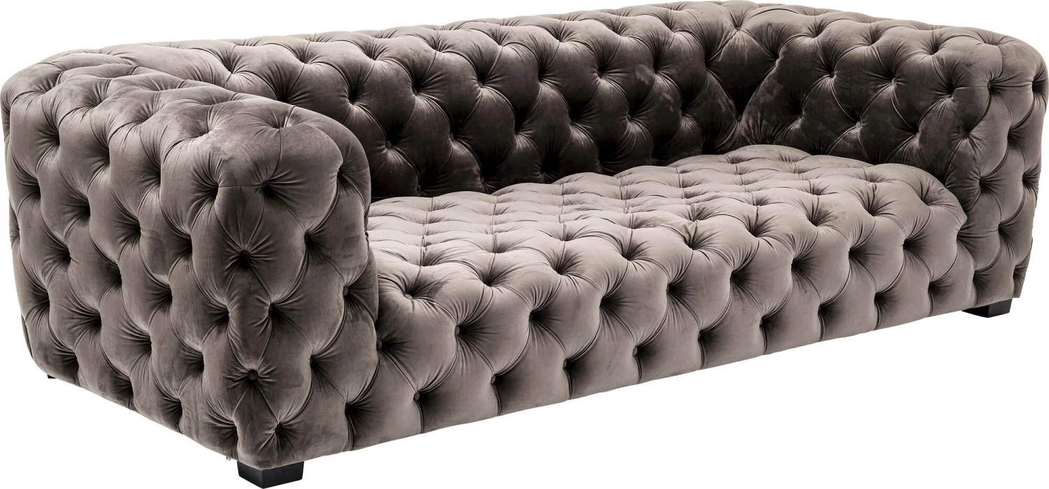 Sofa Metropol 3-Sitzer Grau 238cm – Bild 4