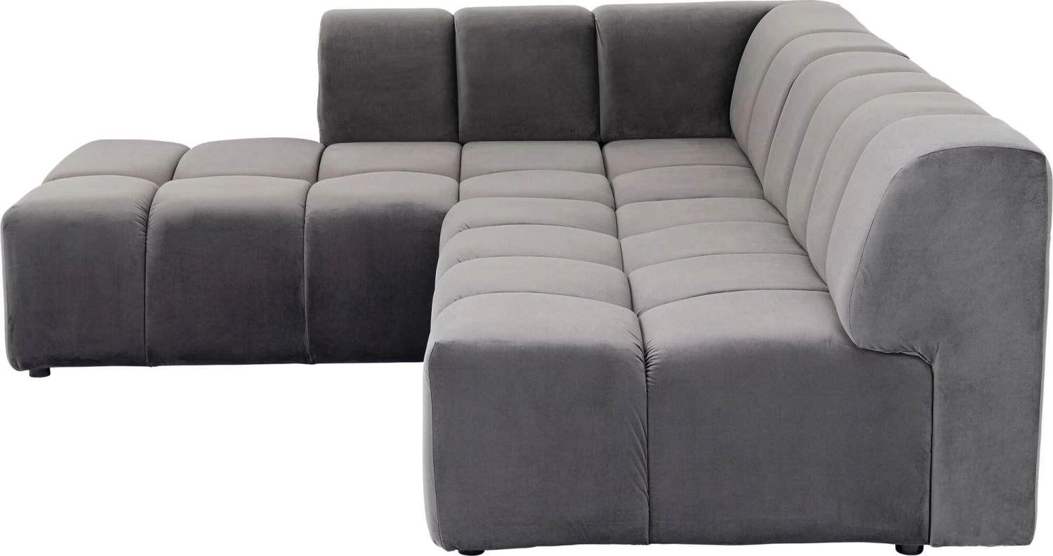 Ecksofa Belami Velvet Grau Links – Bild 6