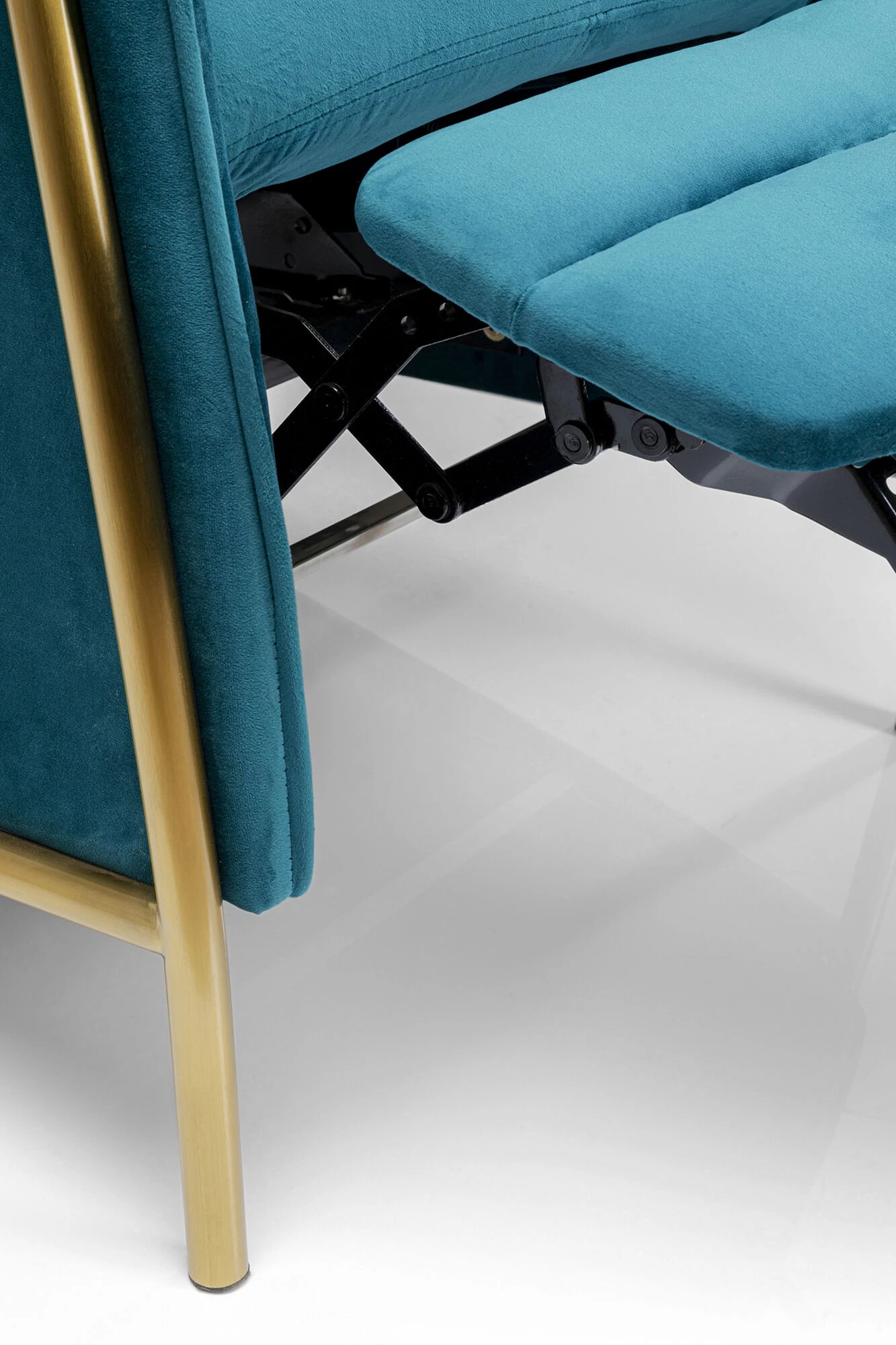 Relaxsessel Lazy Velvet Blau – Bild 10