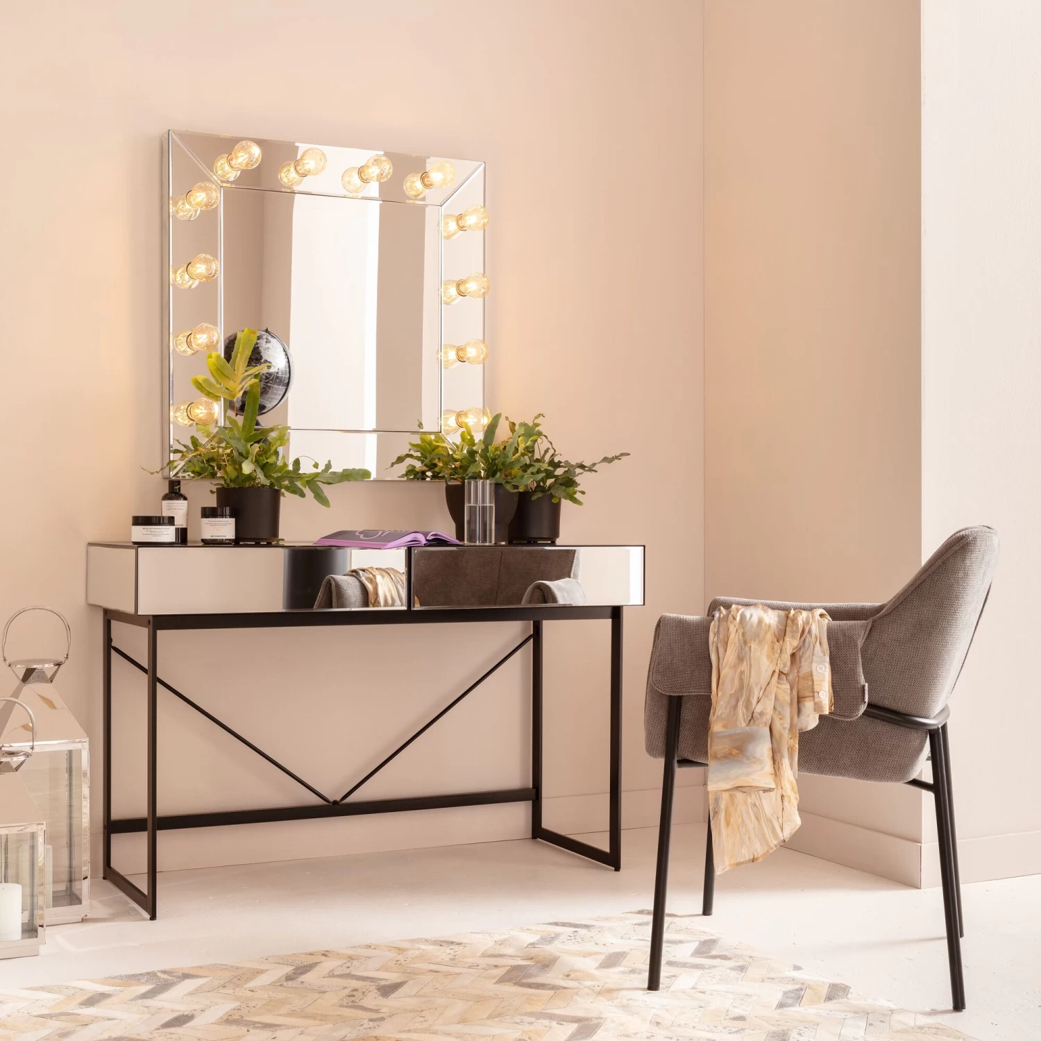 Spiegel Make Up Square 81x81cm