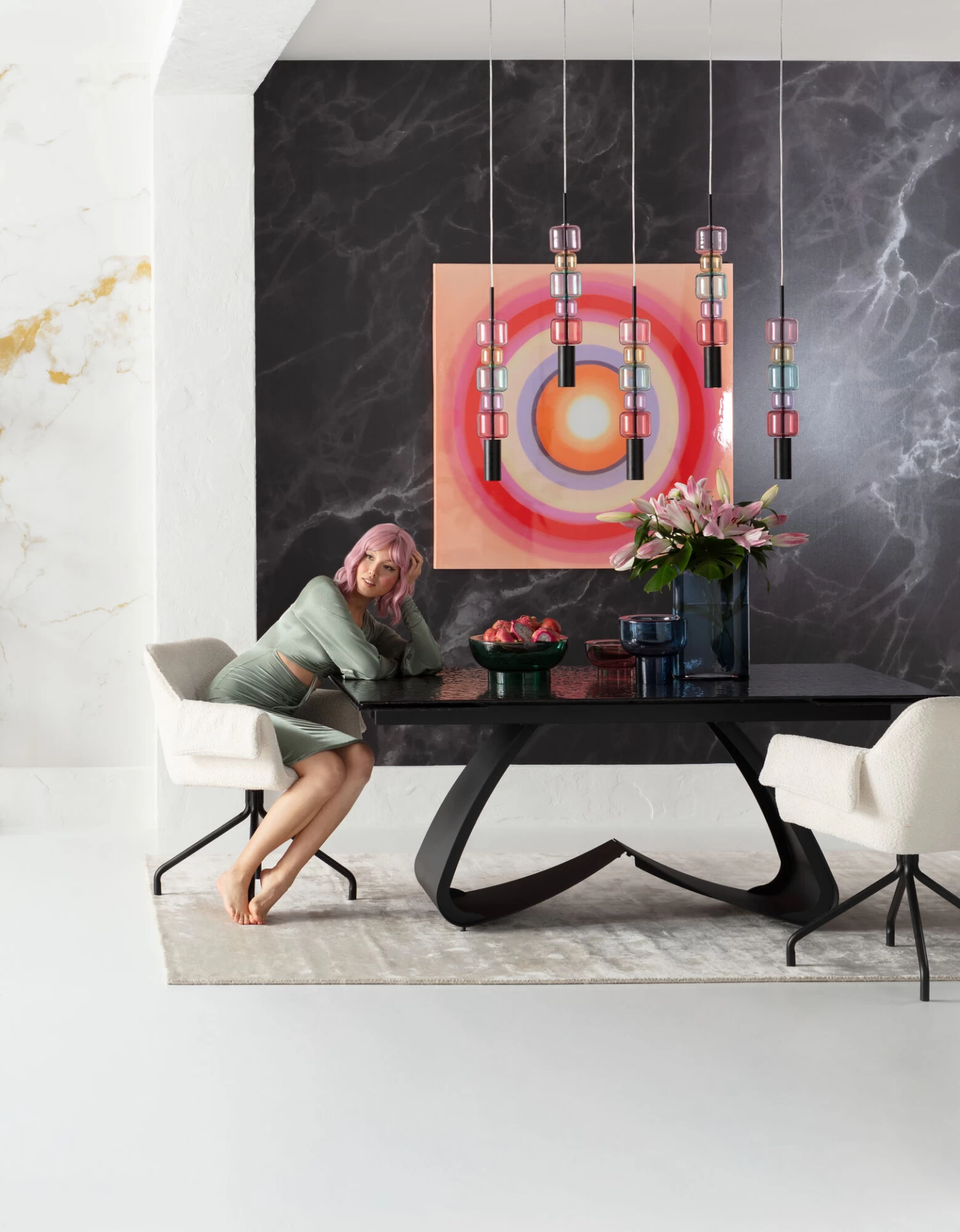 HĂ€ngeleuchte Candy Bar Colore 100cm â Bild 2