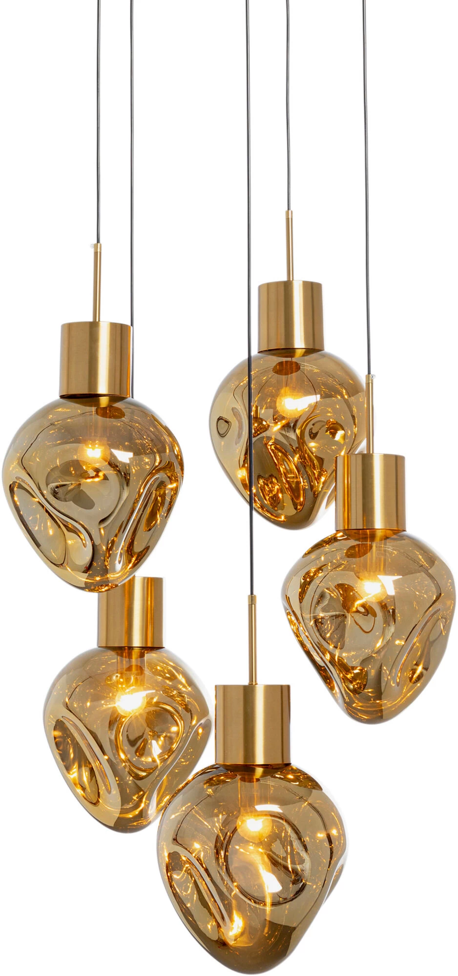 Hängeleuchte Supernova Amber Cinque Ø50cm – Bild 10