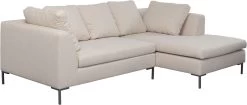 Ecksofa Gianni XS Creme Rechts