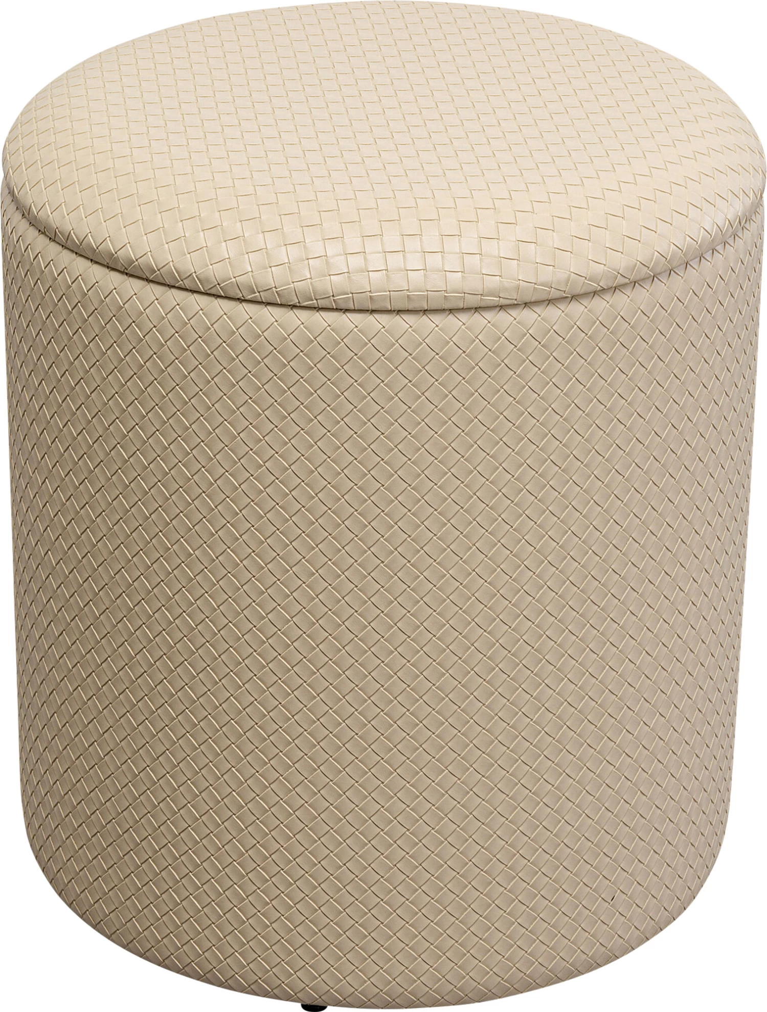 Hocker Venezia Storage Beige Ø40cm – Bild 7