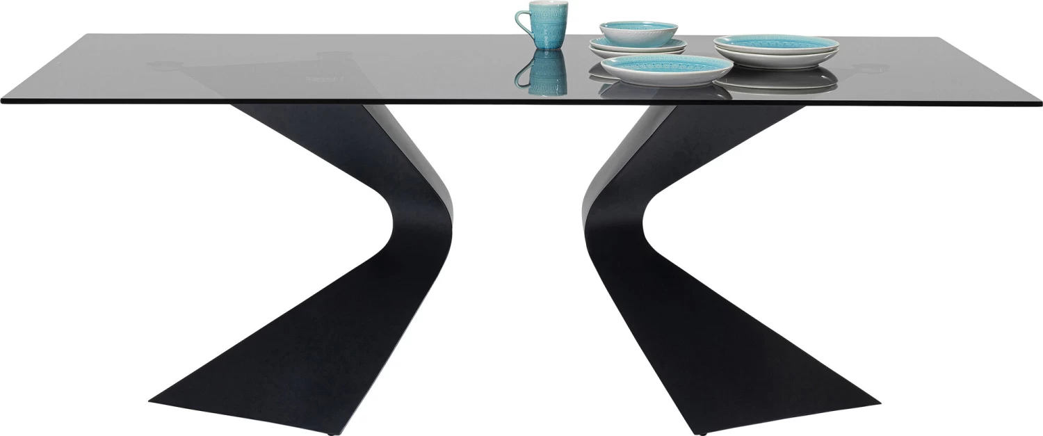 Tisch Gloria Schwarz 200x100cm – Bild 7