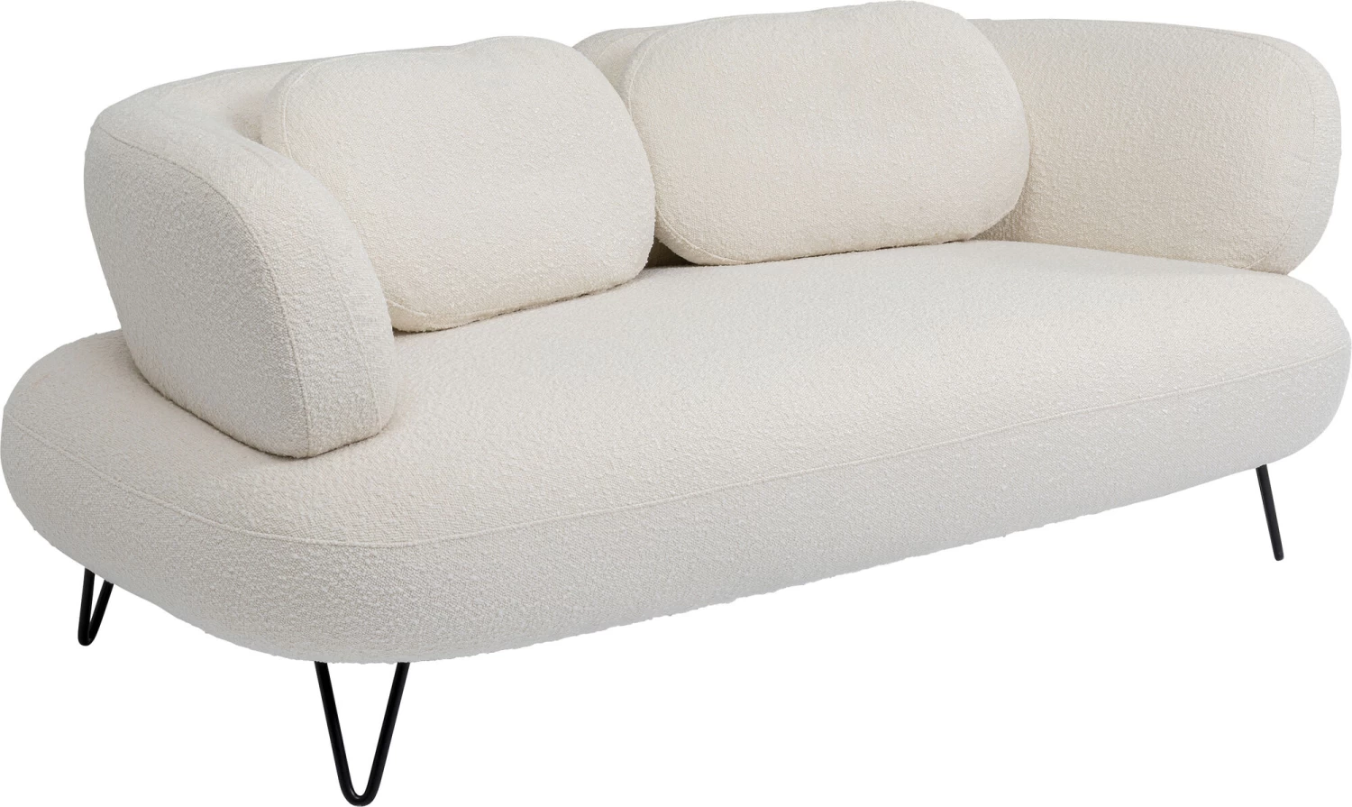 Sofa Peppo 2-Sitzer Weiß 182cm – Bild 6