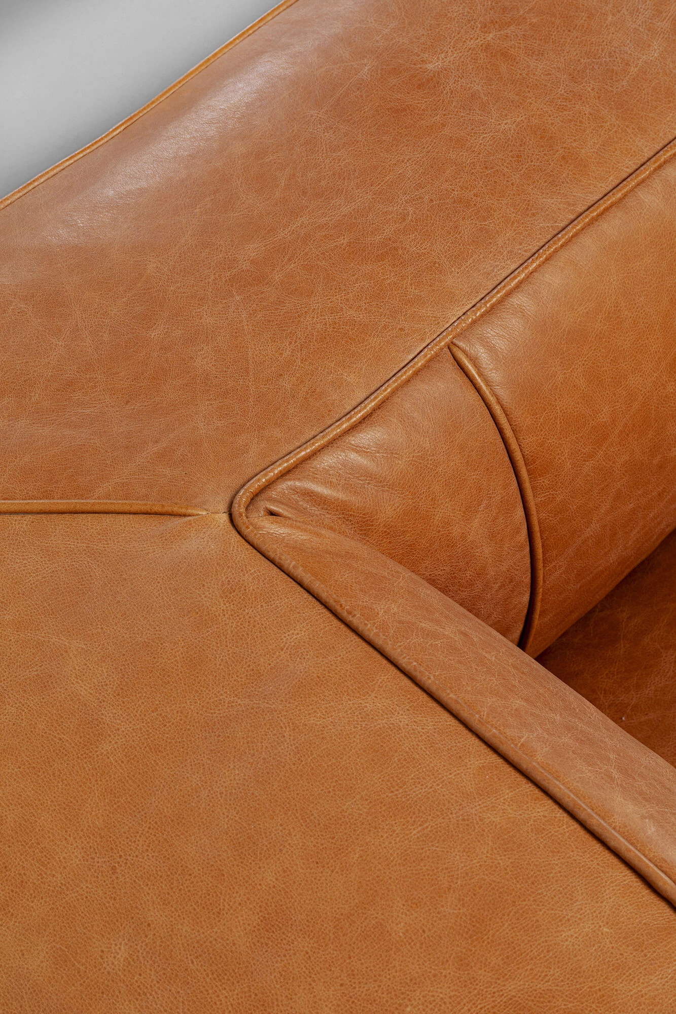 Sofa Cubetto Smart Leder Hellbraun 220cm – Bild 6