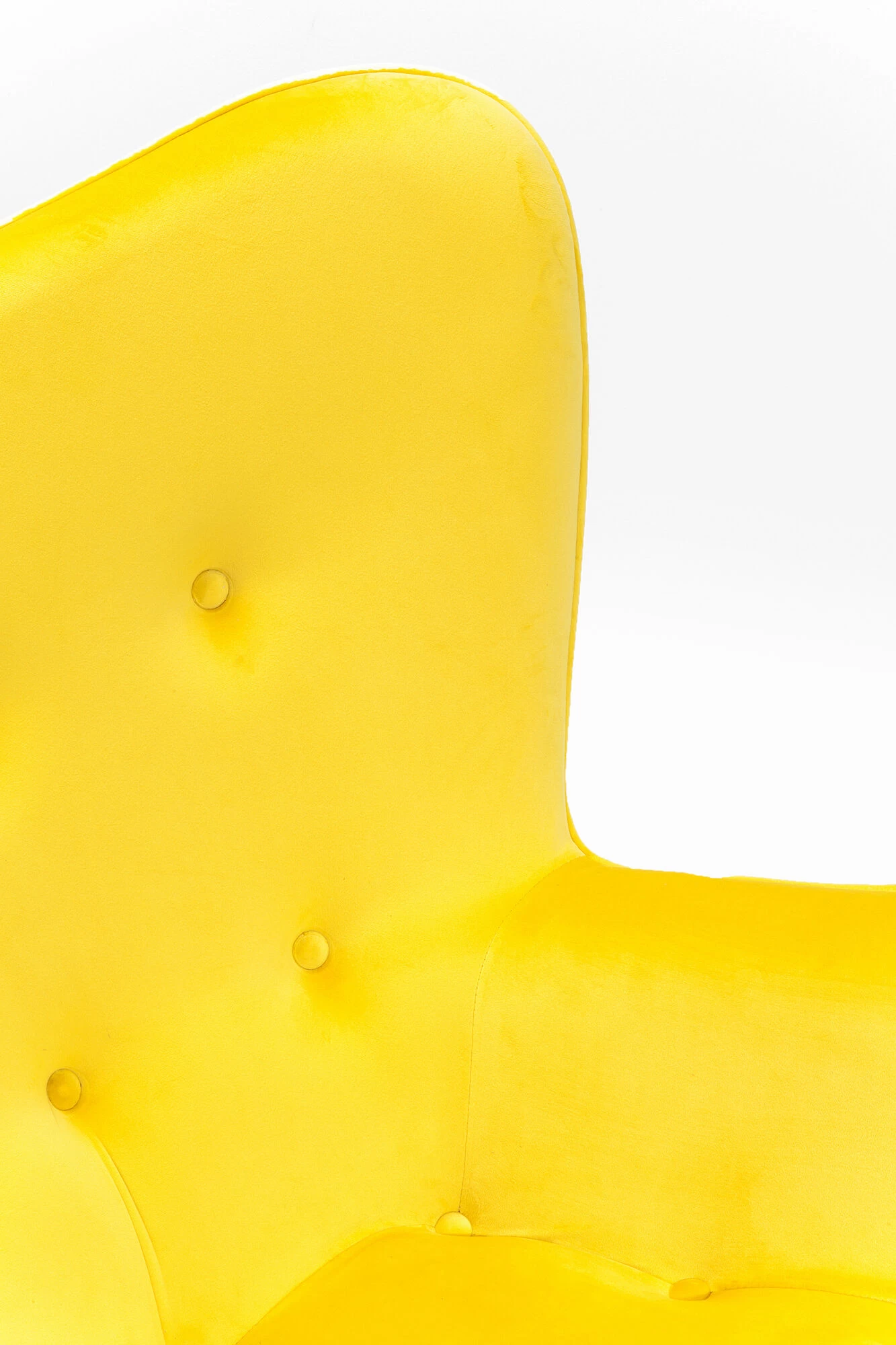 Sessel Black Vicky Velvet Yellow – Bild 6