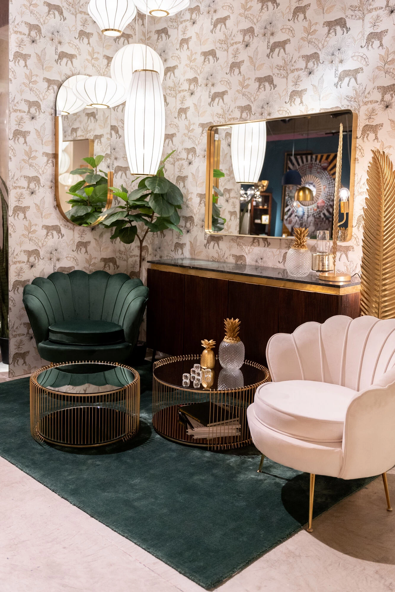 Couchtisch Wire Double Brass (2/Set) – Bild 5