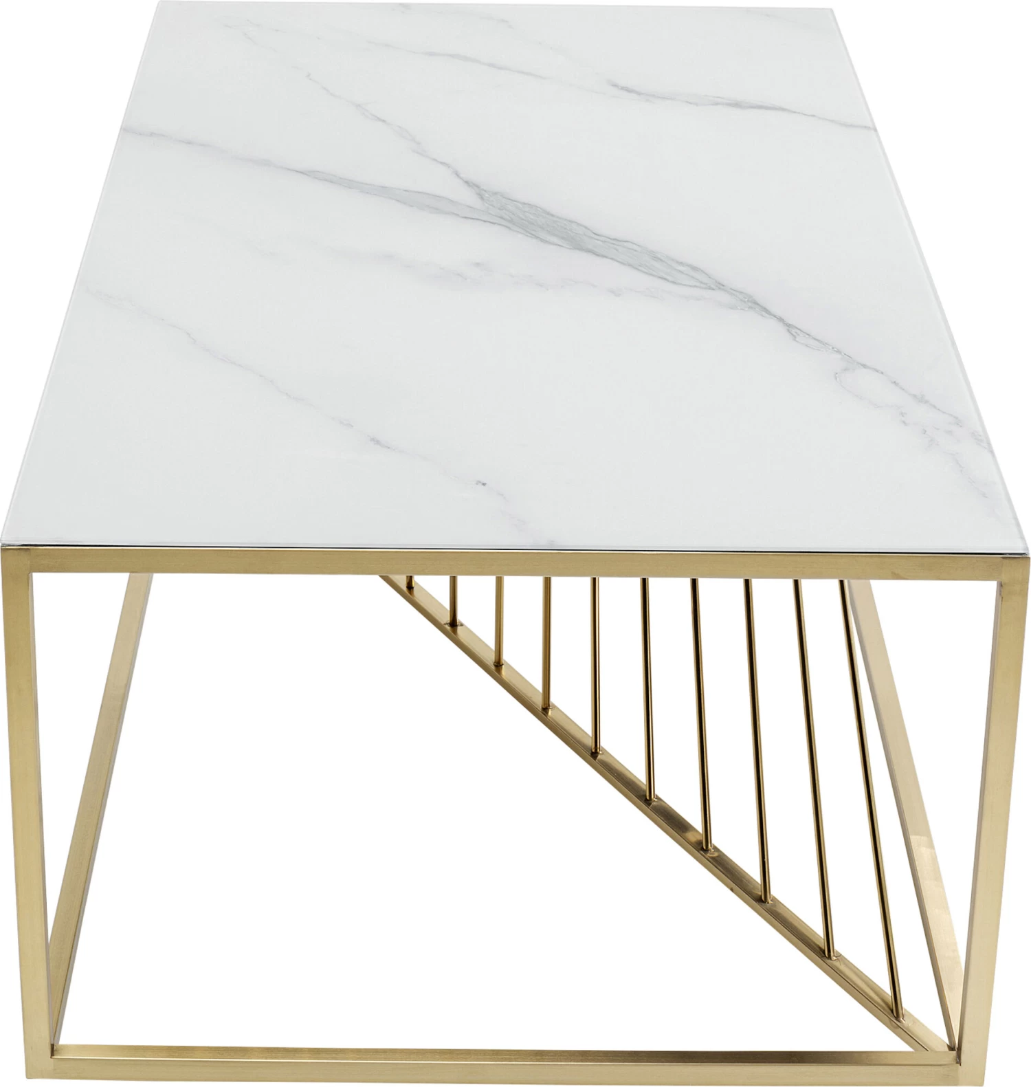 Couchtisch Art Marble Glass 140x70cm – Bild 3