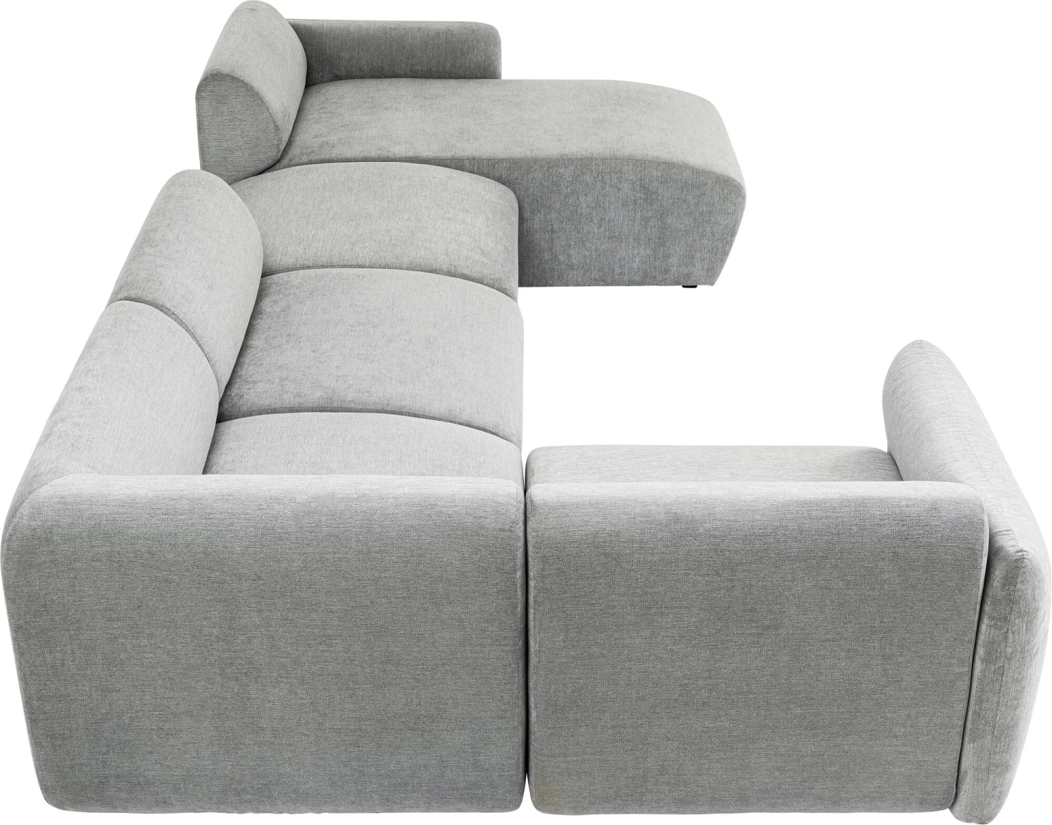 Wohnlandschaft 2 Lucca Grau Rechts 328cm – Bild 5