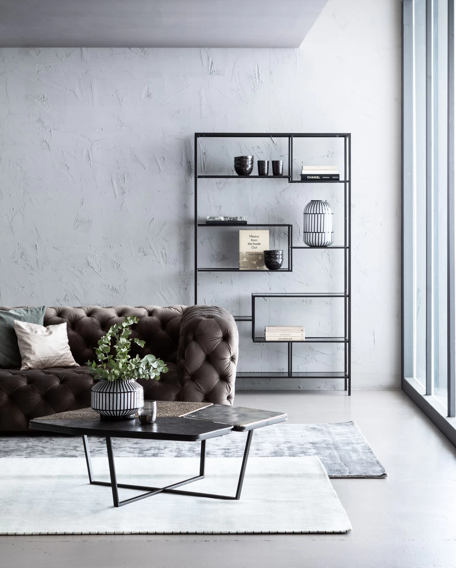 Sofa Metropol 3-Sitzer Grau 238cm – Bild 3