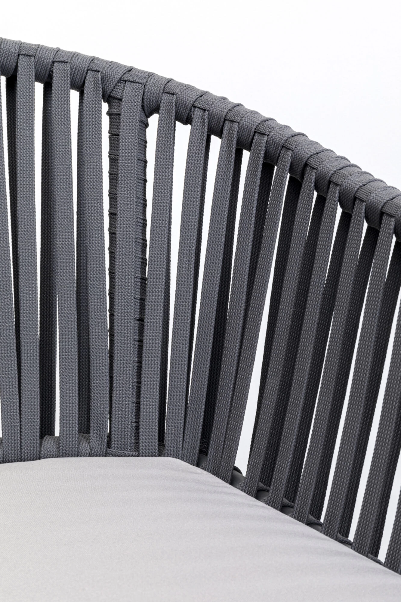 Armlehnstuhl Santanyi Dunkelgrau – Bild 7