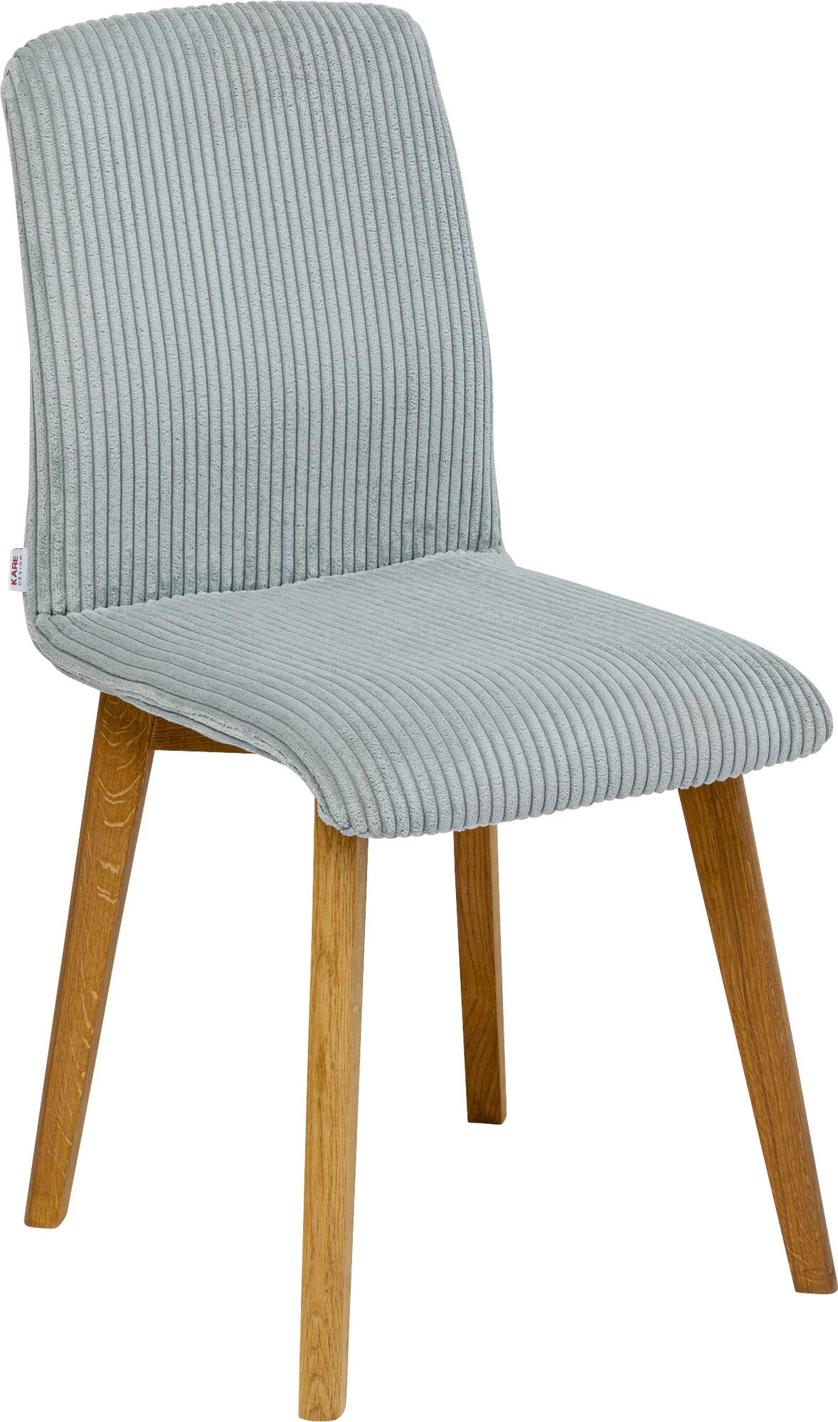 Stuhl Lara Cord Blau – Bild 2