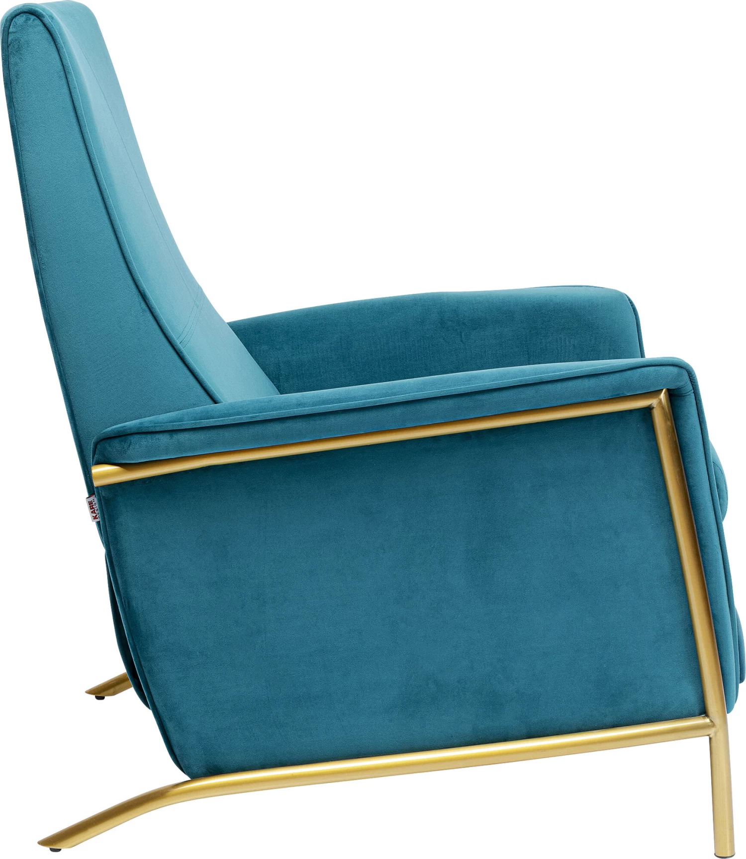 Relaxsessel Lazy Velvet Blau – Bild 2