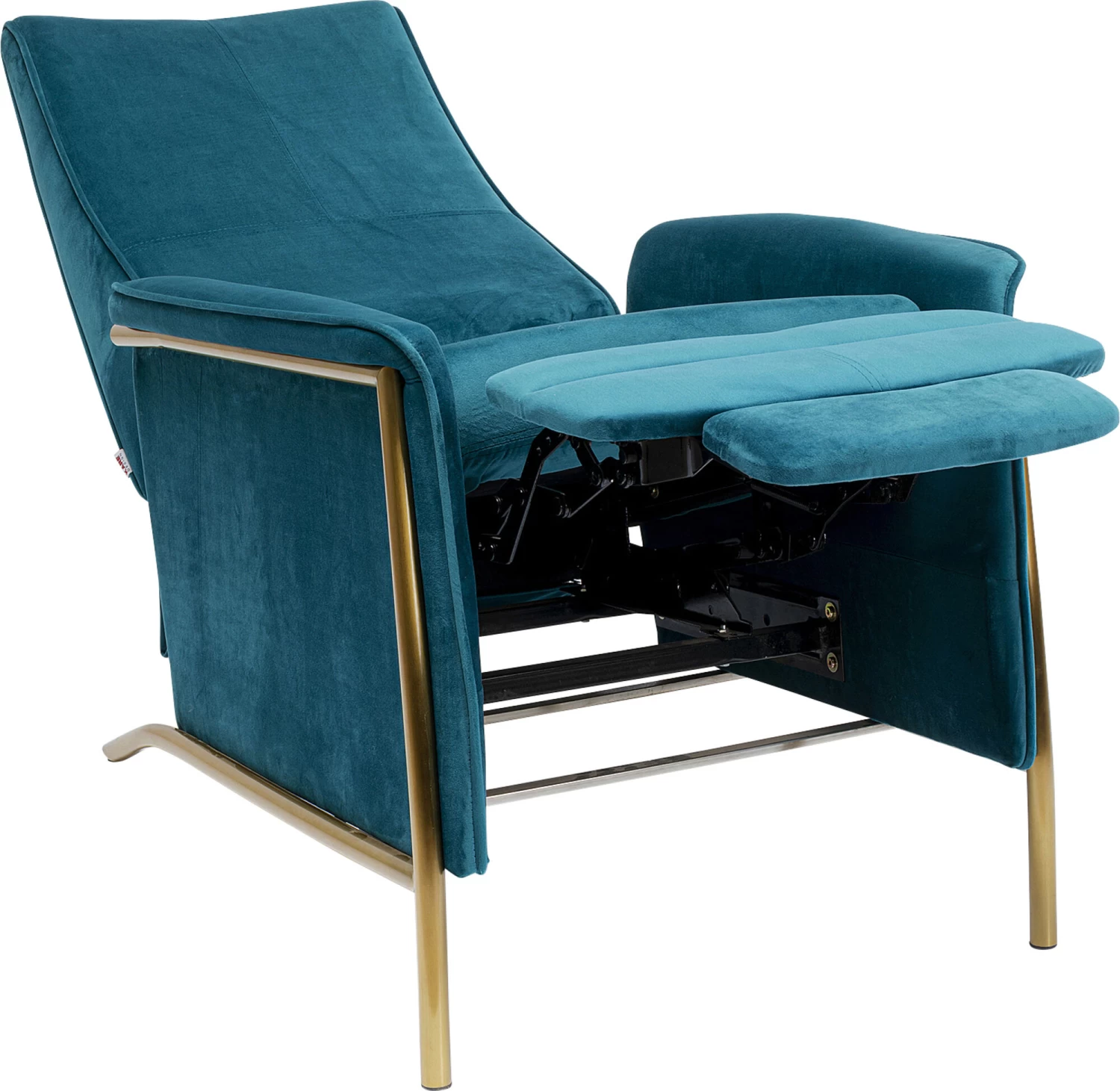 Relaxsessel Lazy Velvet Blau – Bild 5