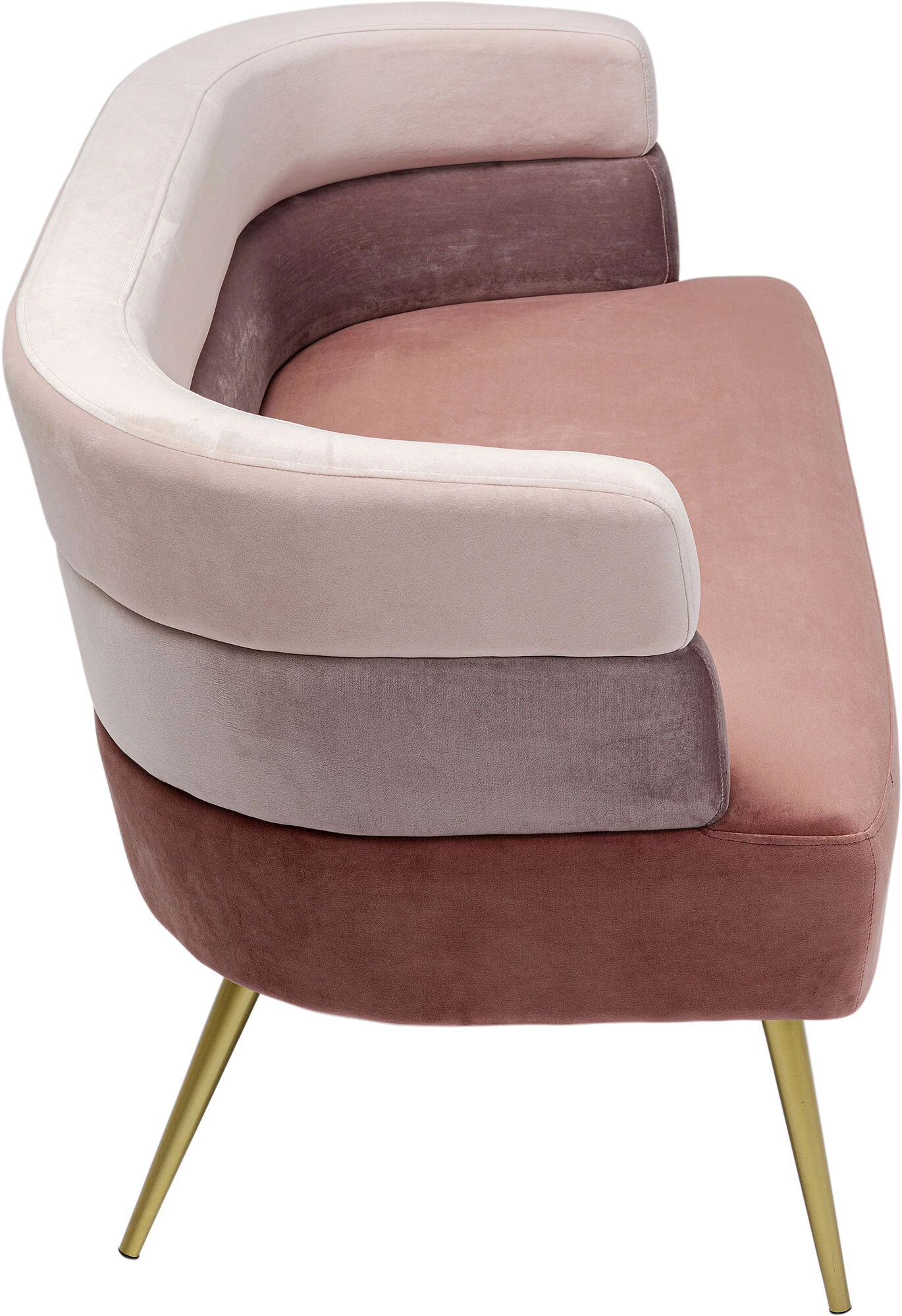 Sofa Sandwich 2-Sitzer Rosa – Bild 7
