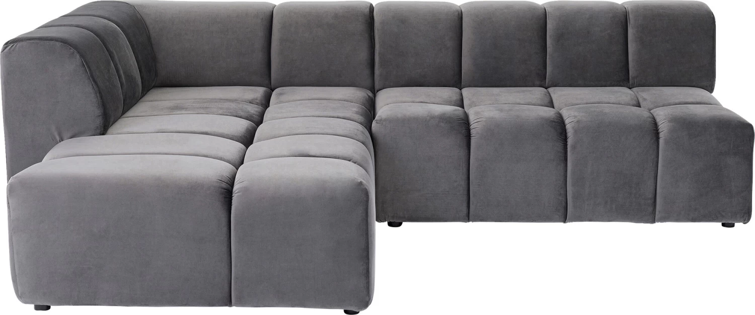 Ecksofa Belami Velvet Grau Links – Bild 12