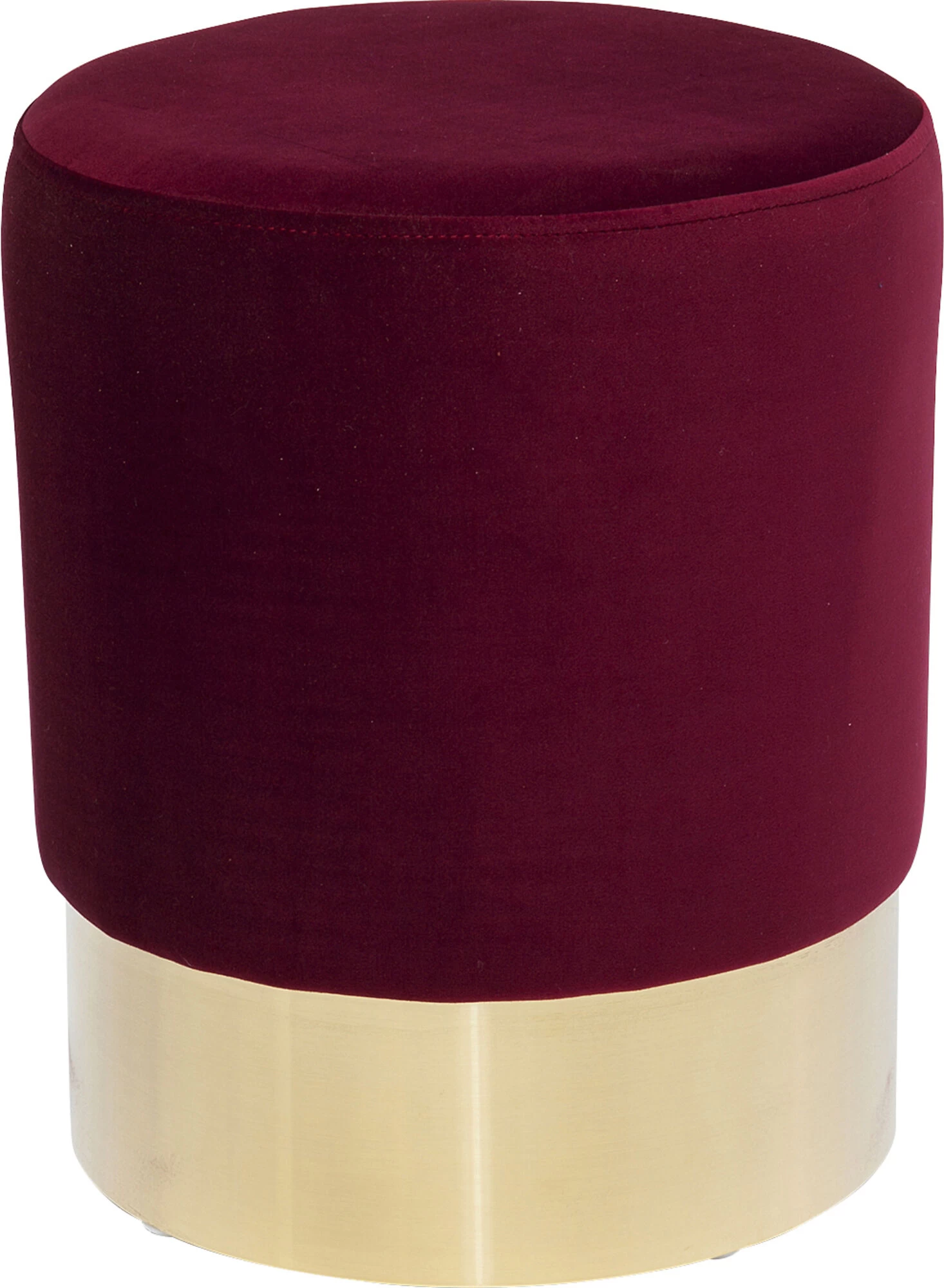 Hocker Cherry Bordeaux Brass Ø35cm – Bild 7