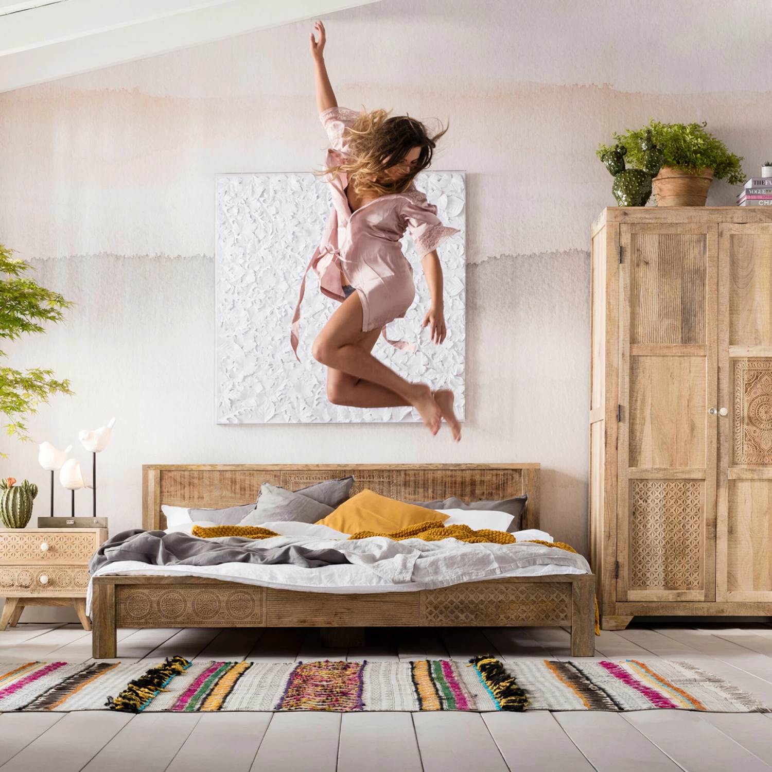 Holzbett Puro 160x200cm – Bild 4