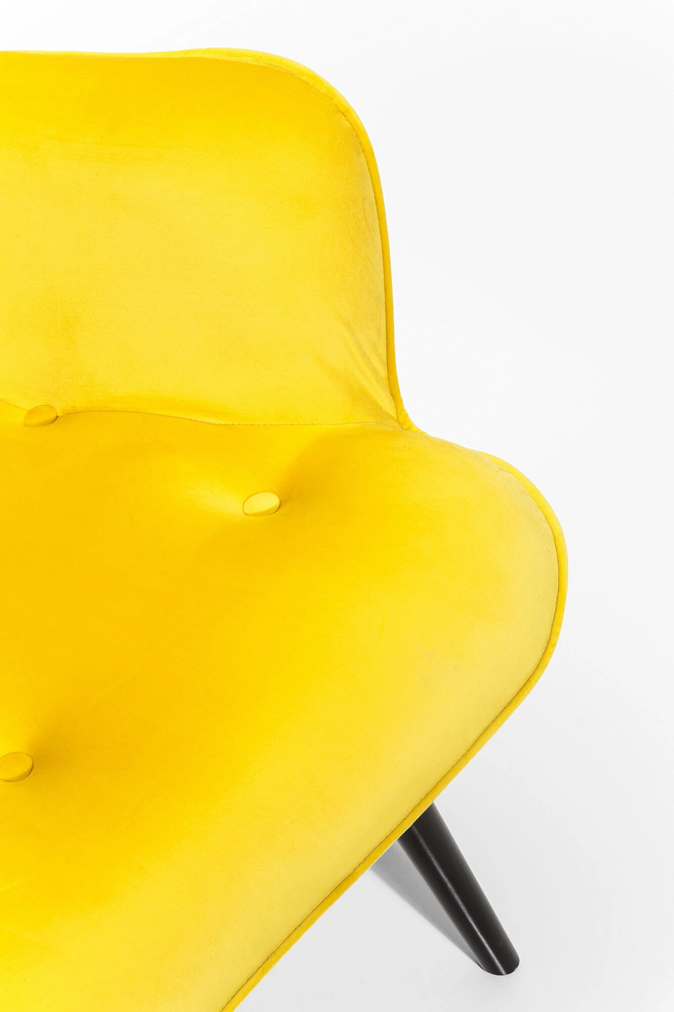 Sessel Black Vicky Velvet Yellow – Bild 5