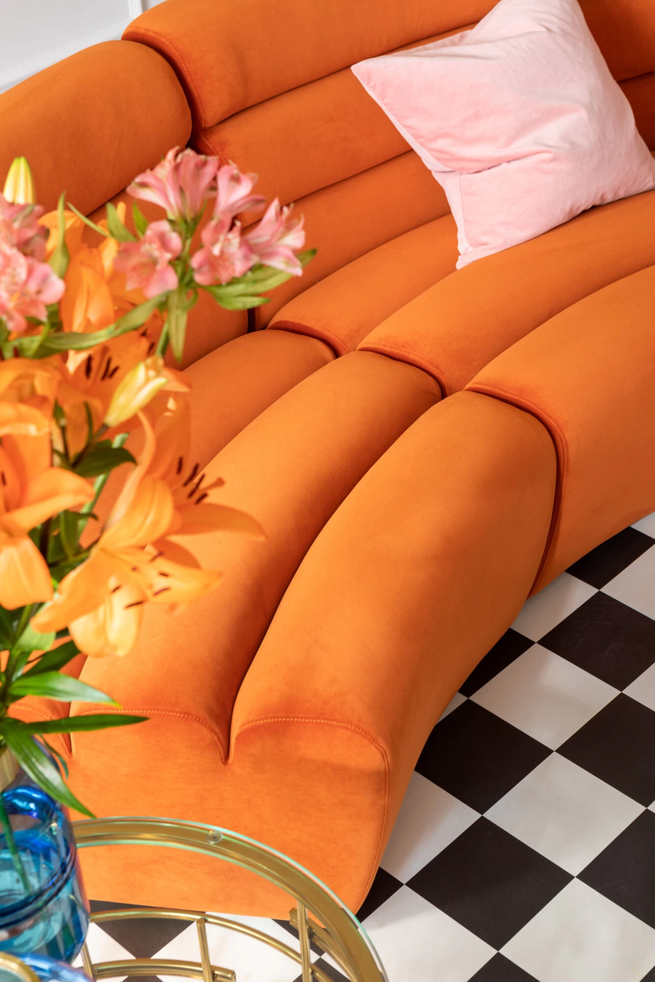 Sofa Element Wave Orange – Bild 4