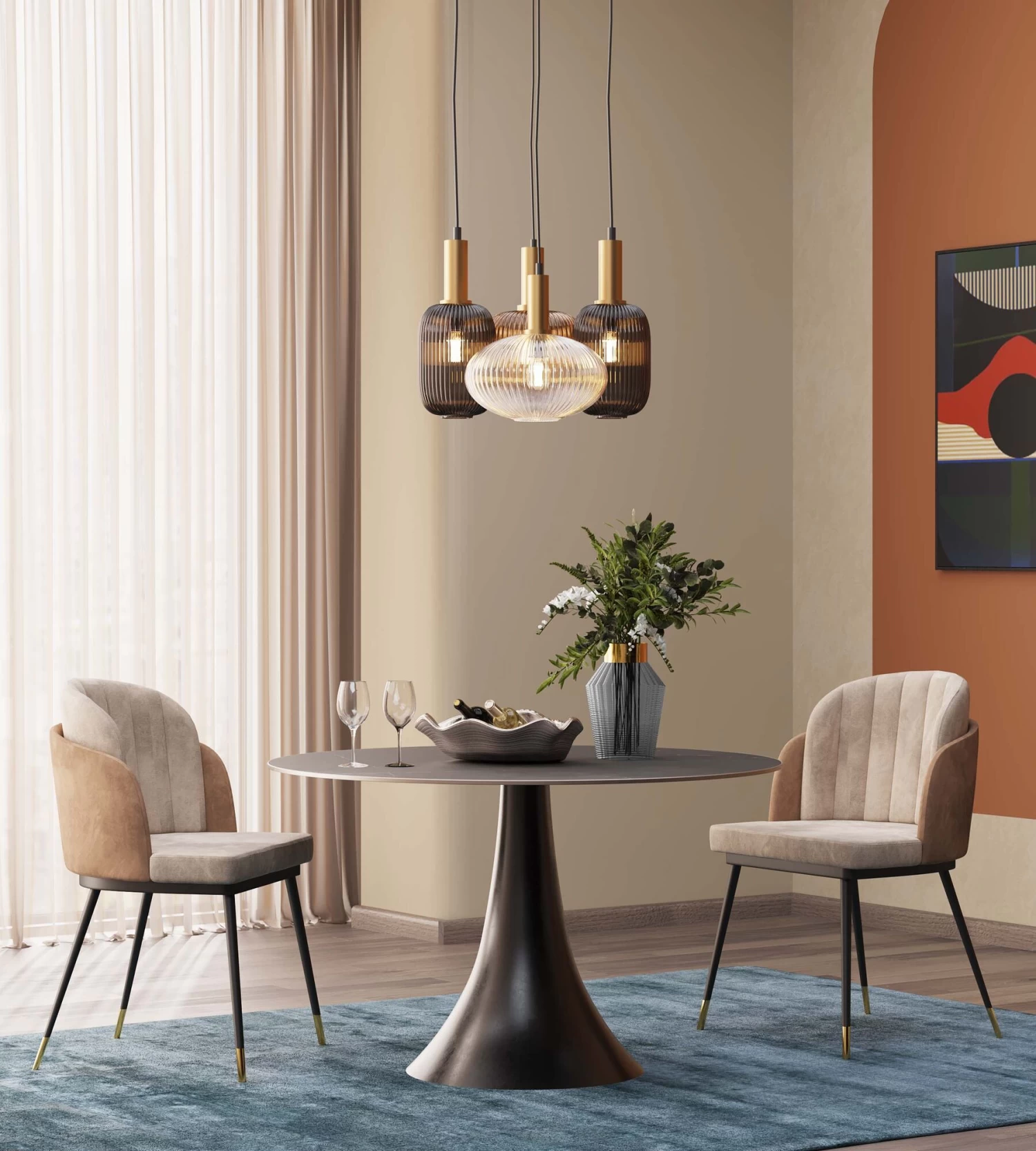 Hängeleuchte Lobby Quattro Ø50cm – Bild 2