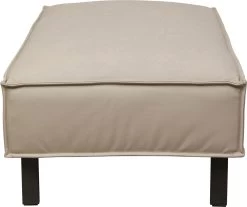 Hocker Victor Leder Grau