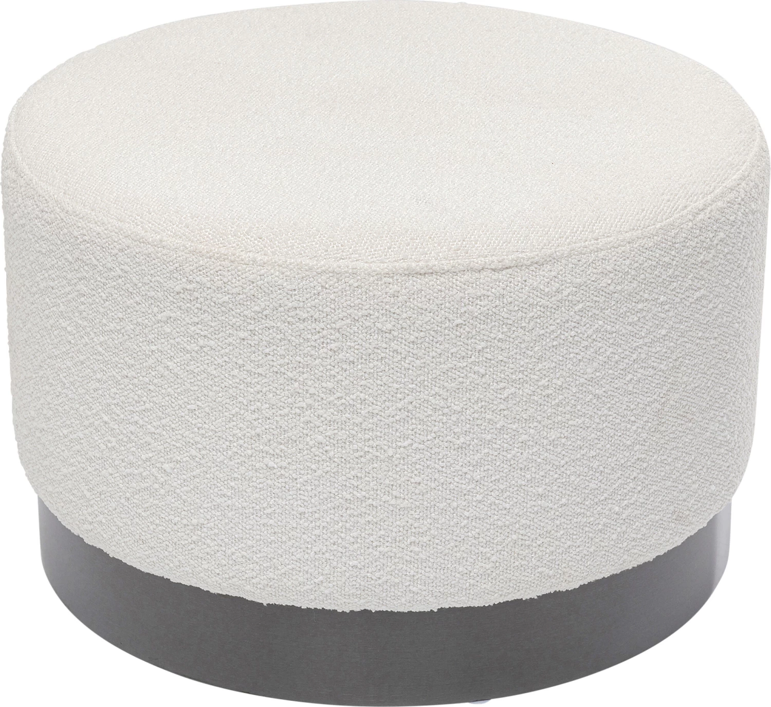 Hocker Cherry Boucle Creme Smoke Ø55cm – Bild 4