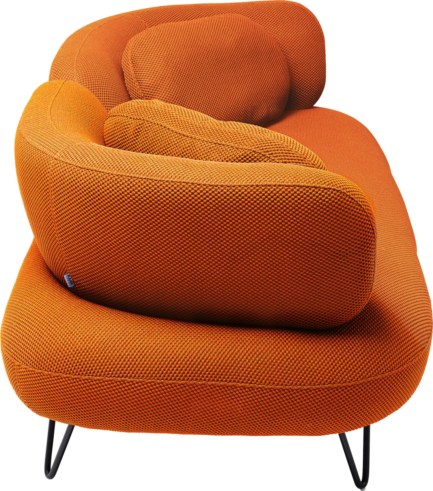 Sofa Peppo 2-Sitzer Orange 182cm – Bild 3
