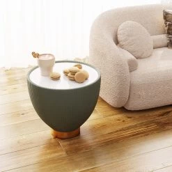 Beistelltisch Endless Vegas Grün Ø47cm