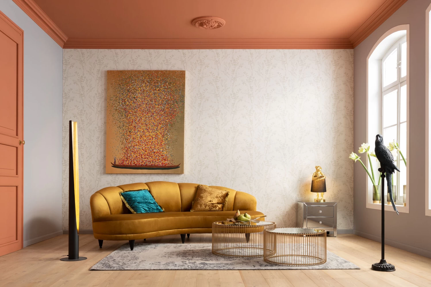 Sofa Dschinn 3-Sitzer Amber 233cm – Bild 5