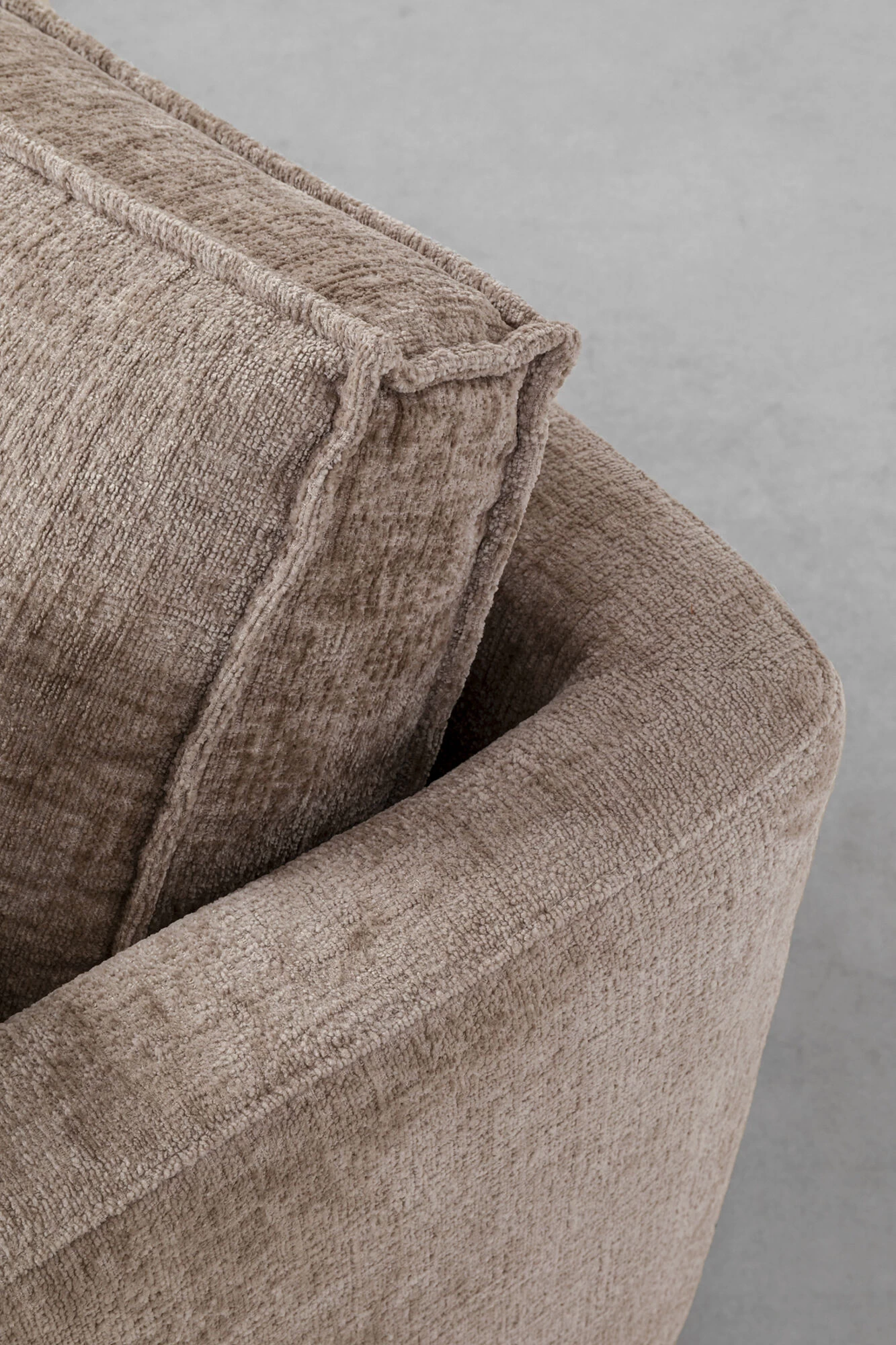 Sofa 3-Sitzer Victor Grau 233cm – Bild 8