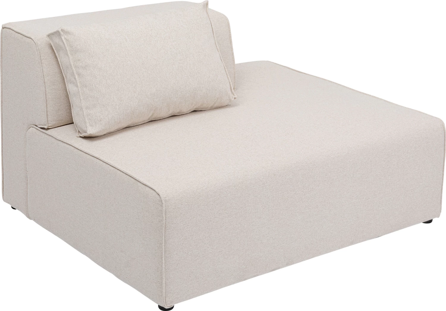 Infinity Ottomane Semi Elements Creme Rechts 120cm