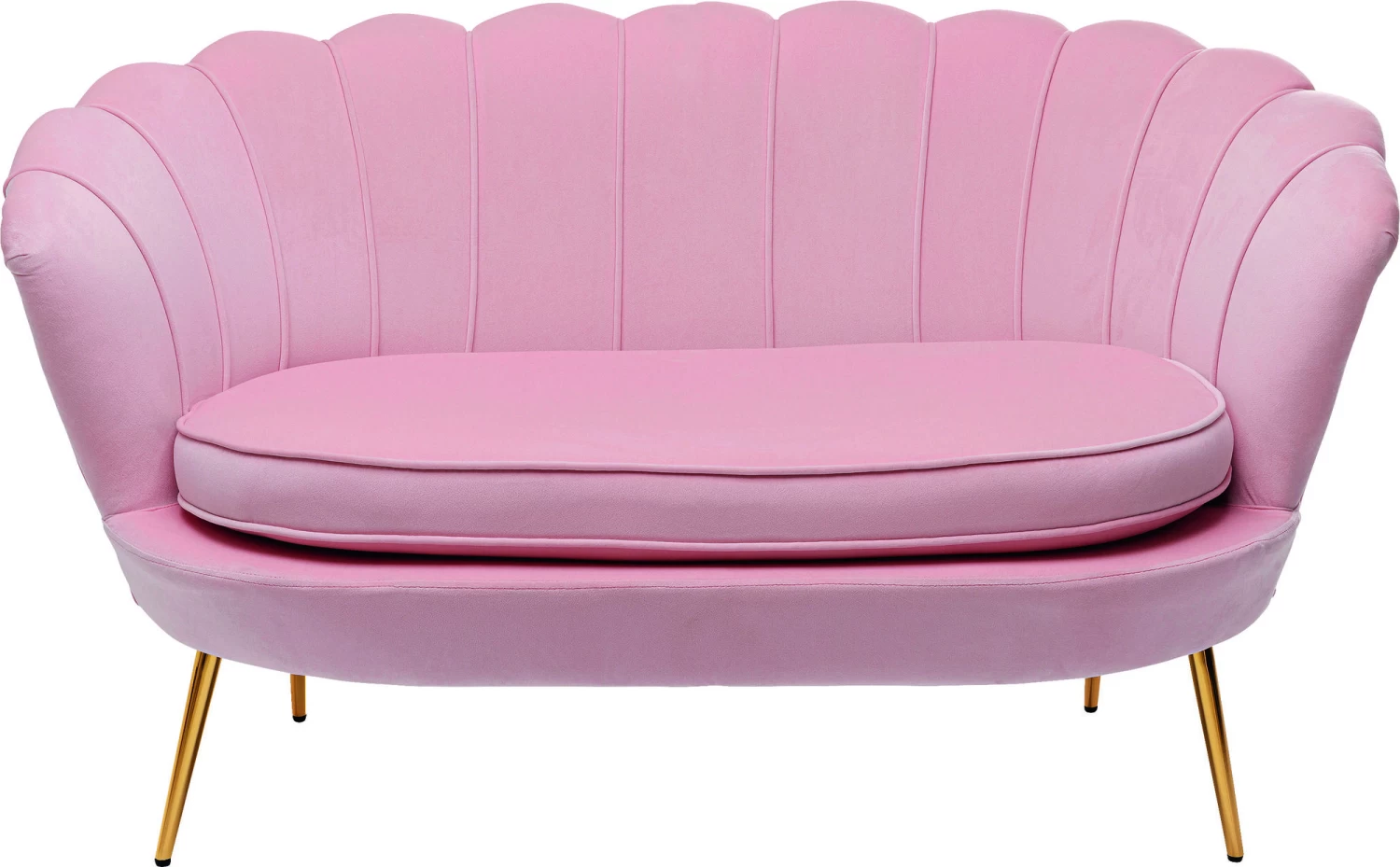 Sofa Water Lily 2-Sitzer Gold Rosa – Bild 12
