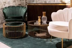 Couchtisch Wire Double Brass (2/Set)