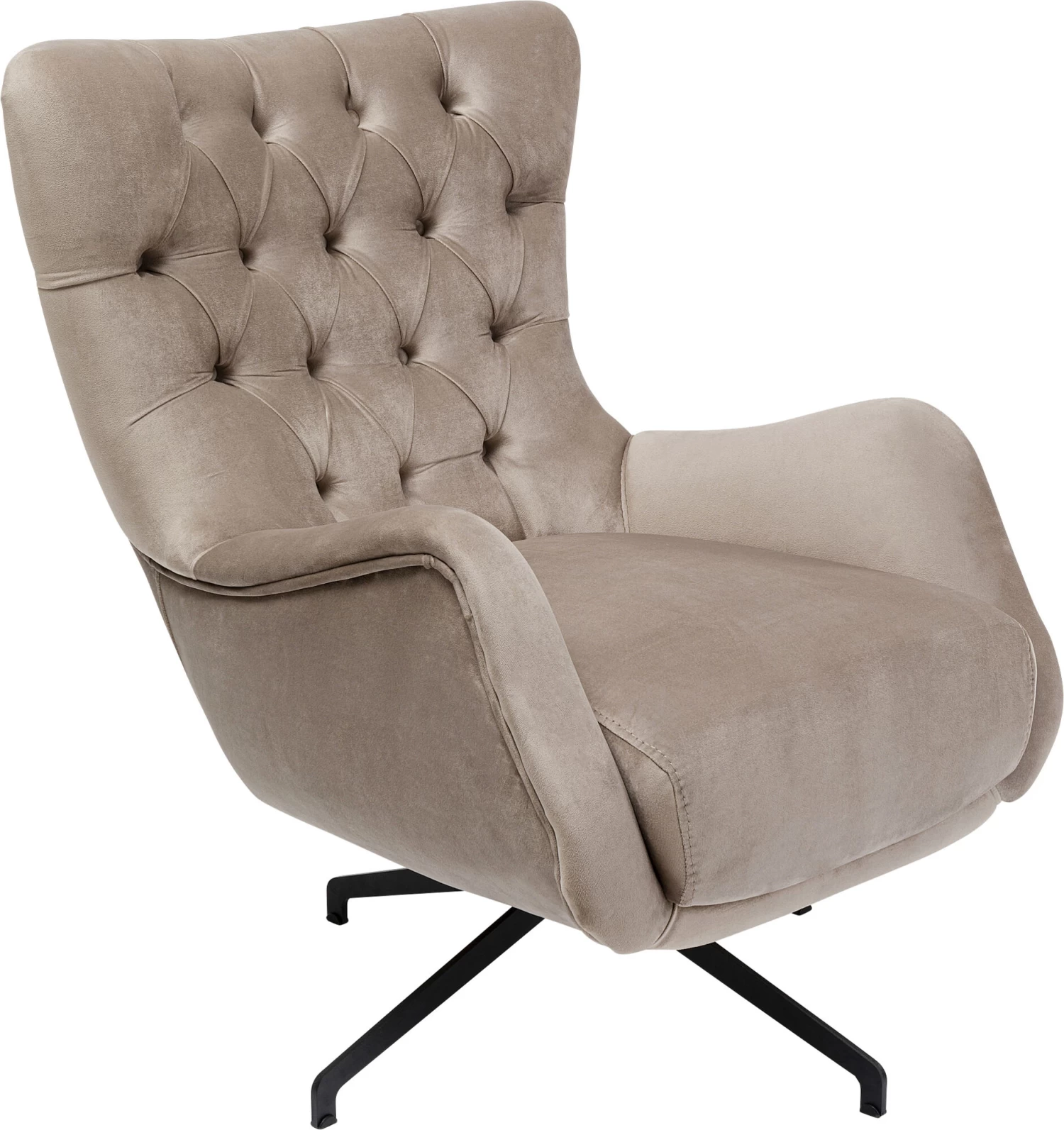 Drehsessel Bellissima Velvet Beige – Bild 9