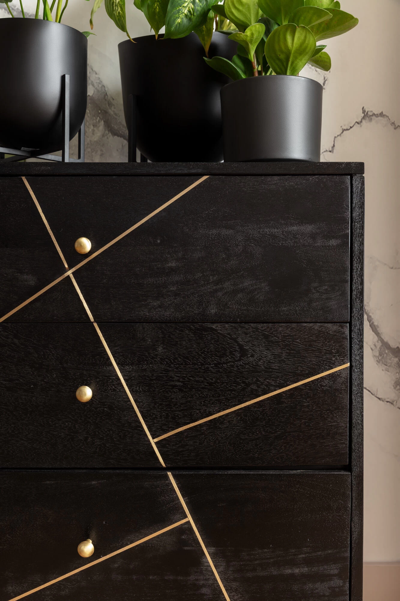 Sideboard Gold Vein 6 Schübe 145x82cm – Bild 6