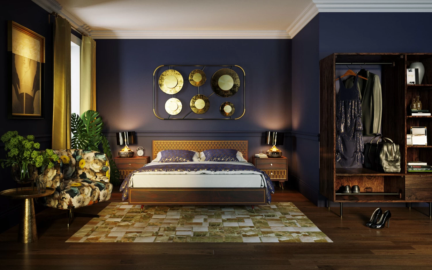 Wandleuchte Disc 6er – Bild 3