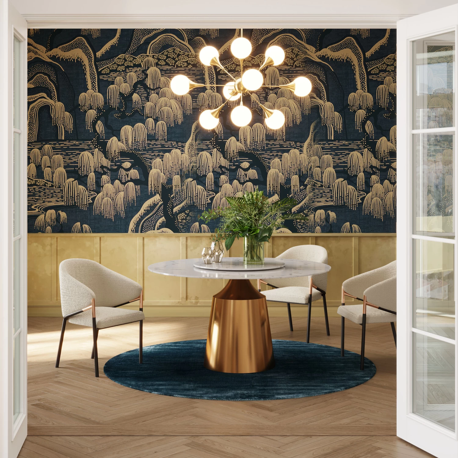 Hängeleuchte Bulb Fiction 12 Brass Ø102cm – Bild 7